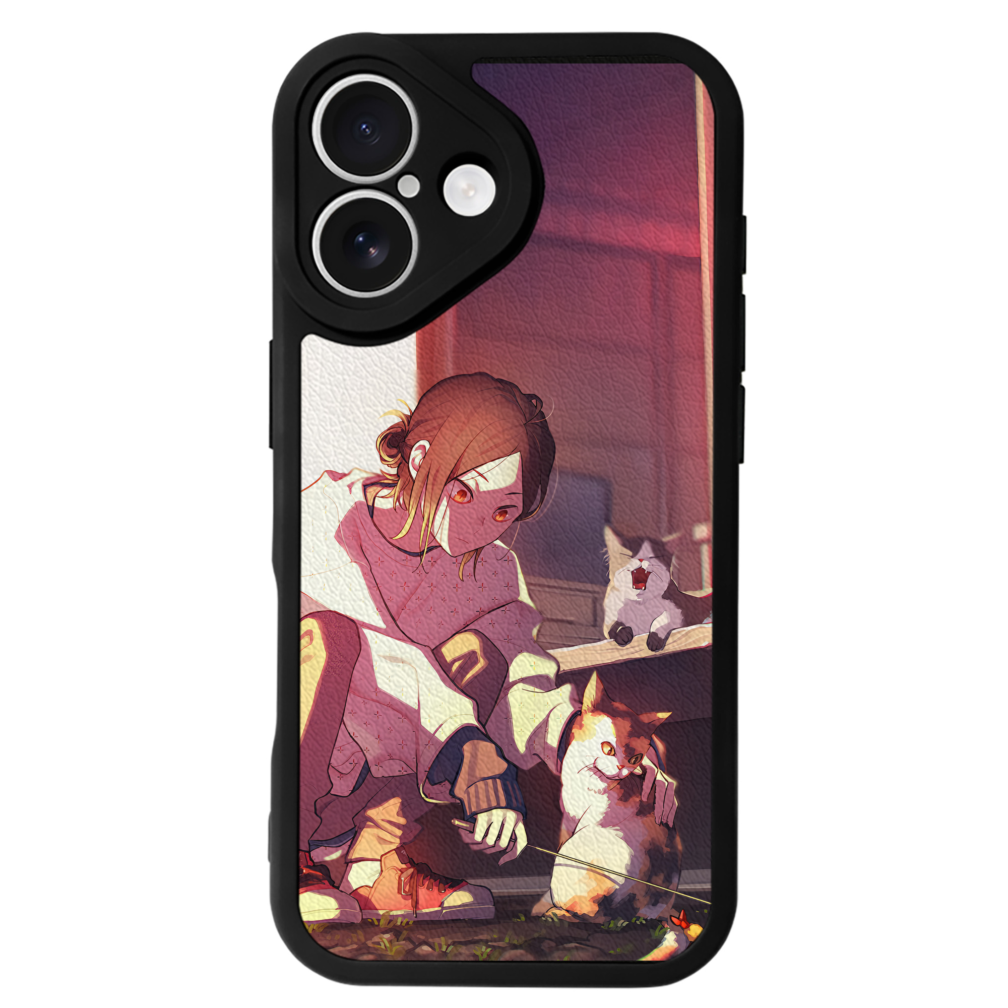 （画像用） ハイキュー!! Haikyu!! 【iPhone 16シリーズ対応】シリコンスマホケース（レザー調） 材質：シリコン